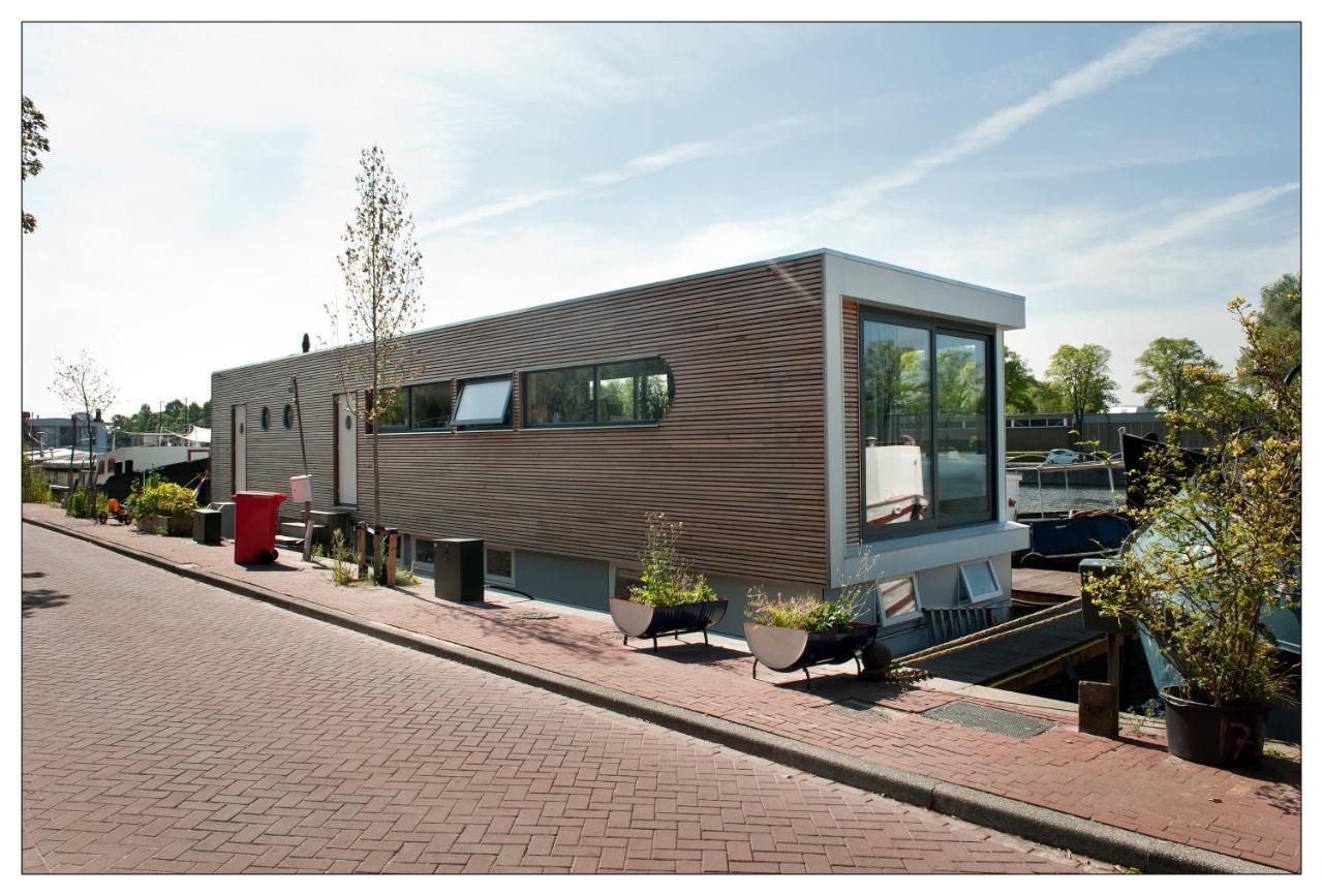 Private Guesthouse Bnb The Waterhouse Houseboat Amsterdam Buitenkant foto