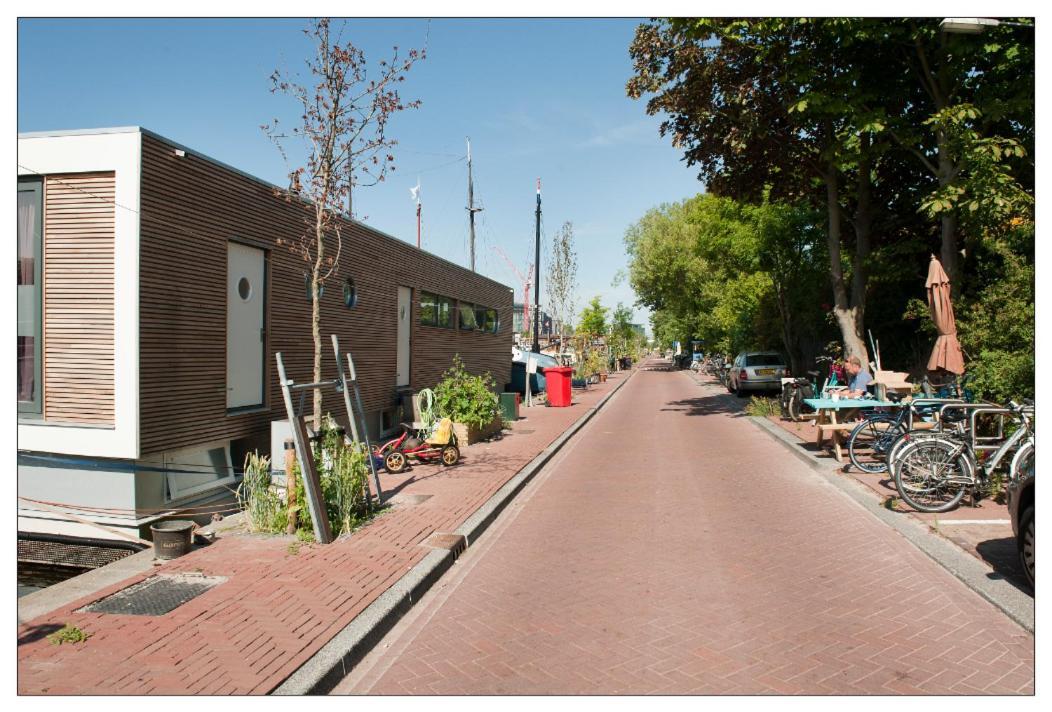 Private Guesthouse Bnb The Waterhouse Houseboat Amsterdam Buitenkant foto