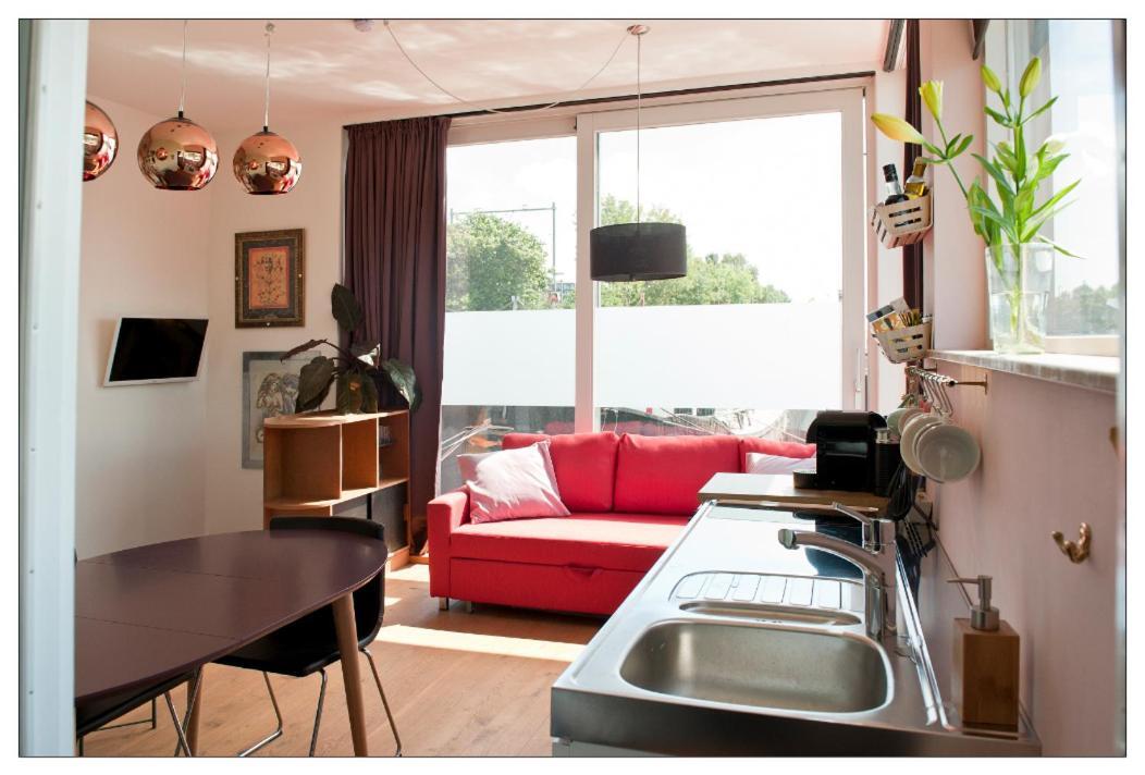 Private Guesthouse Bnb The Waterhouse Houseboat Amsterdam Buitenkant foto